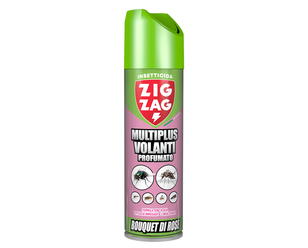 Zig Zag Insetticida Spray Profumato Lavanda 750 Ml – Contro Zanzare, Zanzare Tigre, Mosche, Insetti Volanti, Formula Asciutta