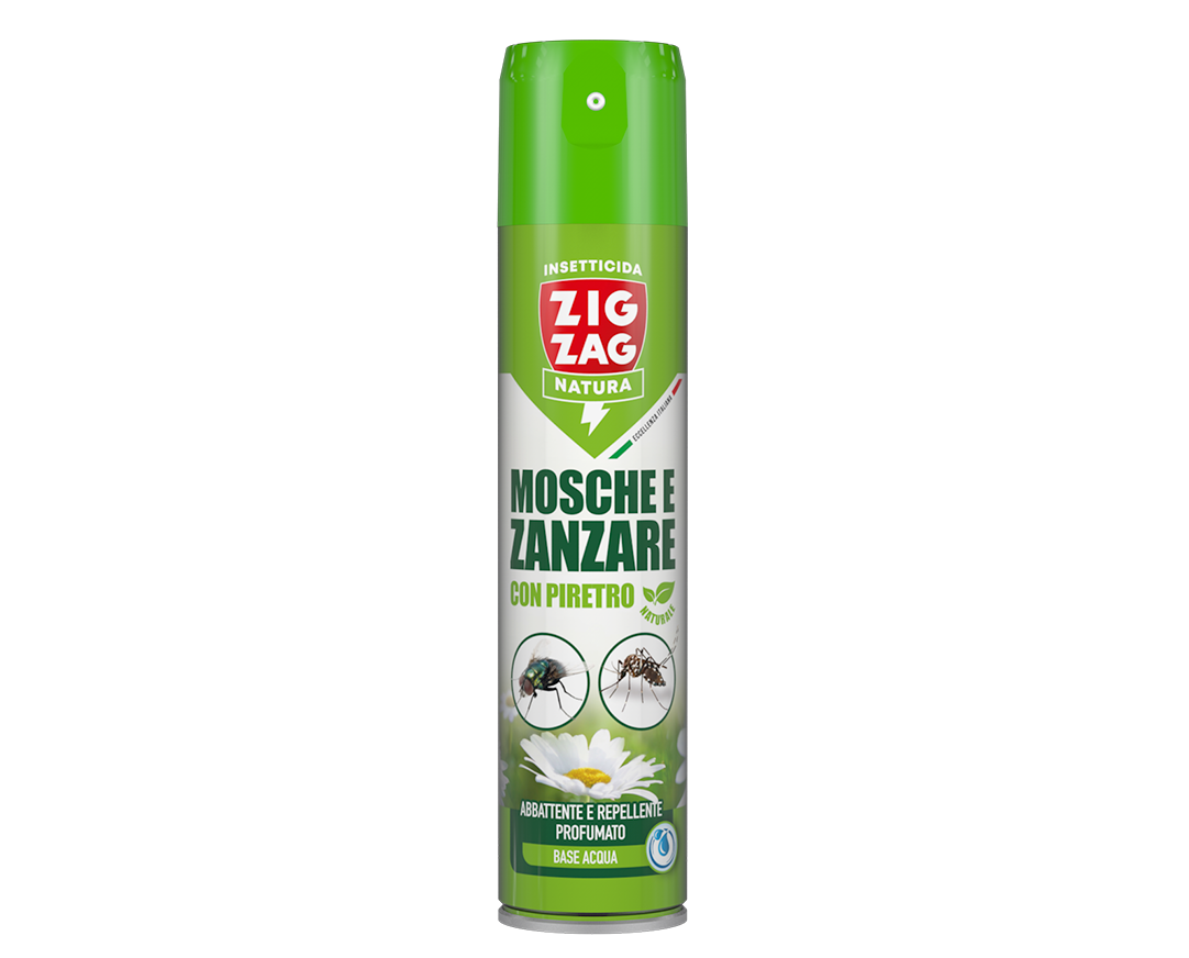 MOSCHE E ZANZARE CON PIRETRO NATURALE