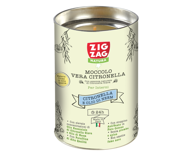 MOCCOLO PER INTERNI - CITRONELLA E NEEM