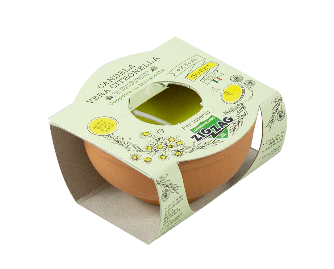 COPPETTA IN TERRACOTTA PER INTERNI - CITRONELLA