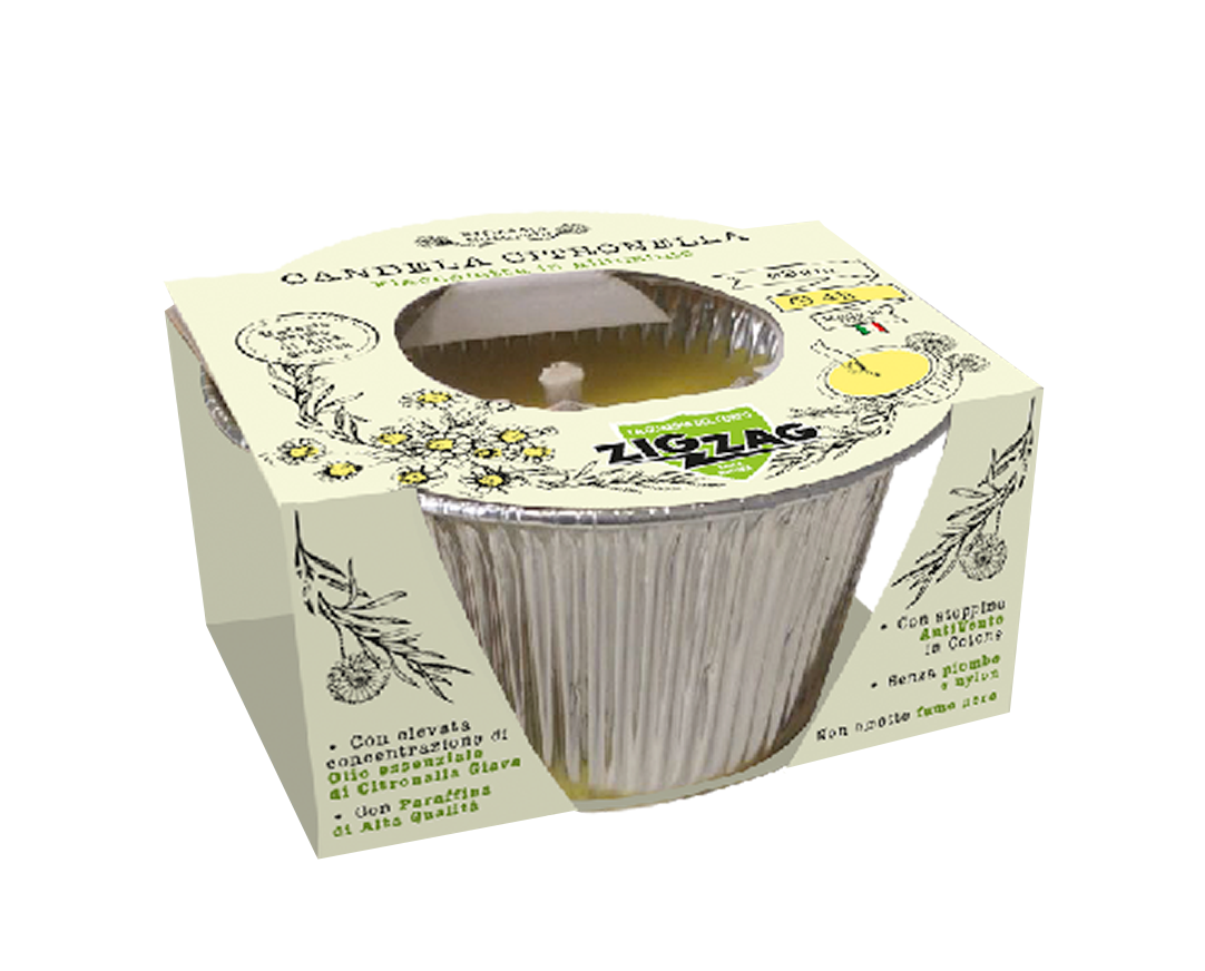FIACCOLETTA IN ALLUMINIO PER ESTERNI - CITRONELLA